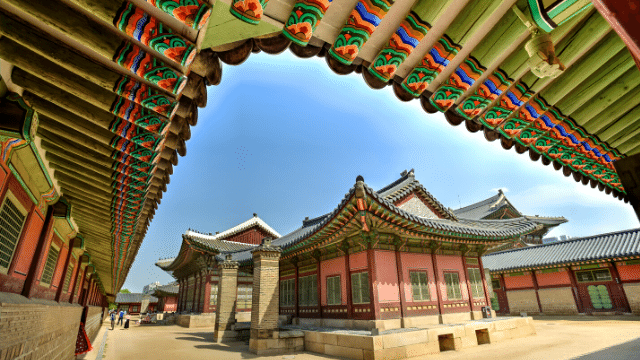 Cung điện, nhà xanh cùa Hàn Quốc