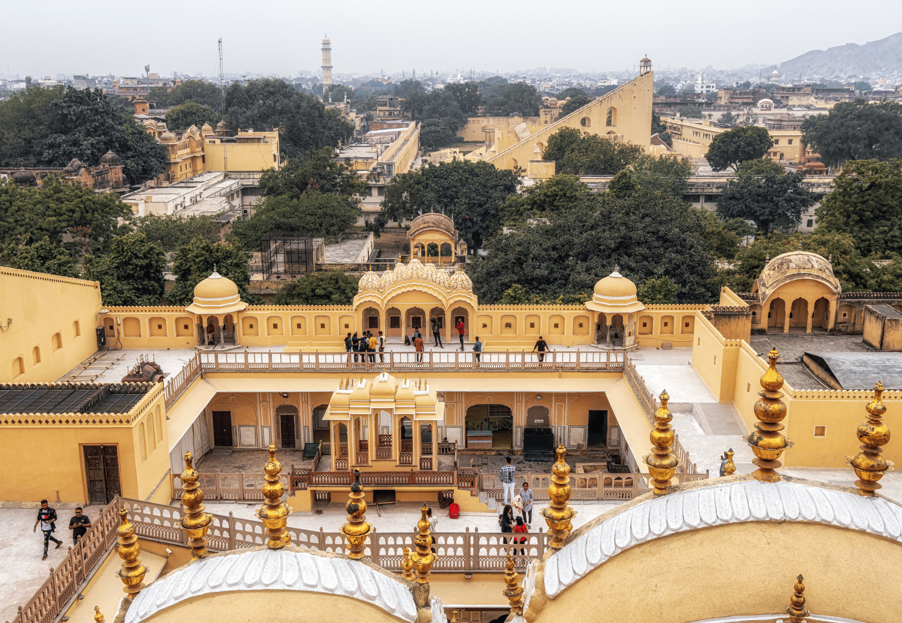 Bạn Có Thể Ngắm Toàn Cảnh Jaipur Khi đứng Trên Cung điện