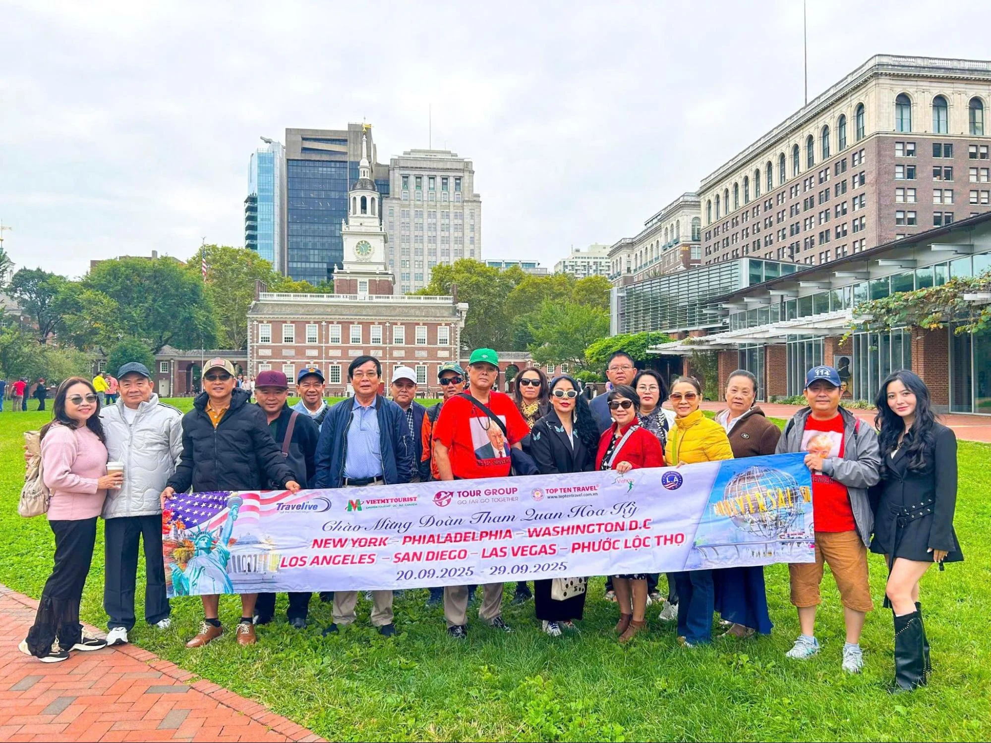 Đoàn tham quan Hoa Kỳ do Vietkite Travel tổ chức vào 20.09.2025