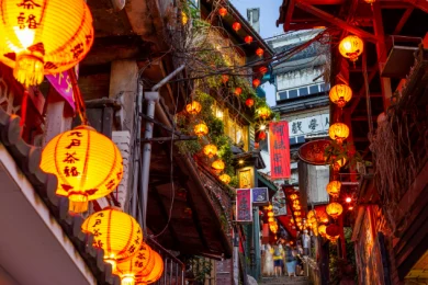 Du lịch Đài Loan giá rẻ - Làng Thập Phần